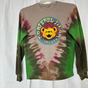 Grateful Dead Forever Tie Dye Scoop Neck Sweater Women's Size: XS